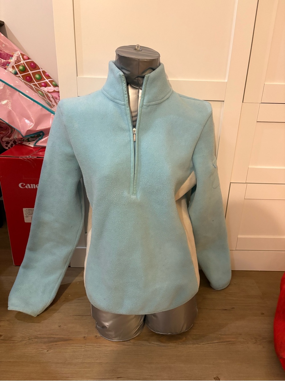 GAP Light Blue Fleece Hoodie
